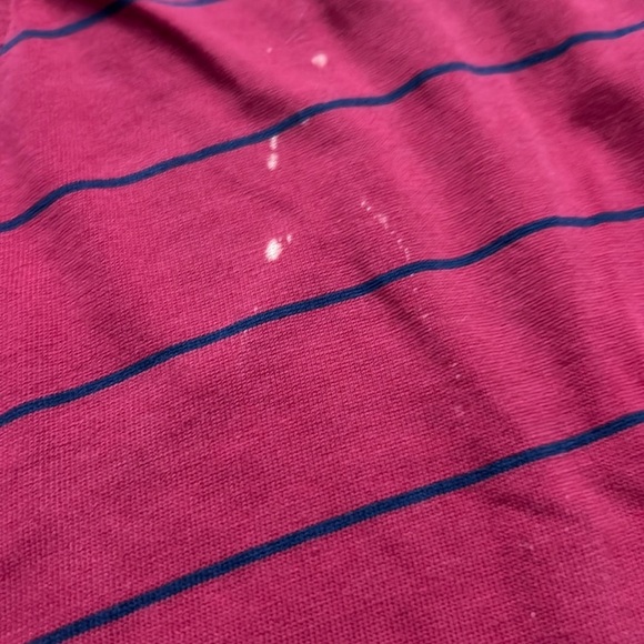 Vintage Tommy Hilfiger Men's Red Striped Shirt - Picture 4 of 10